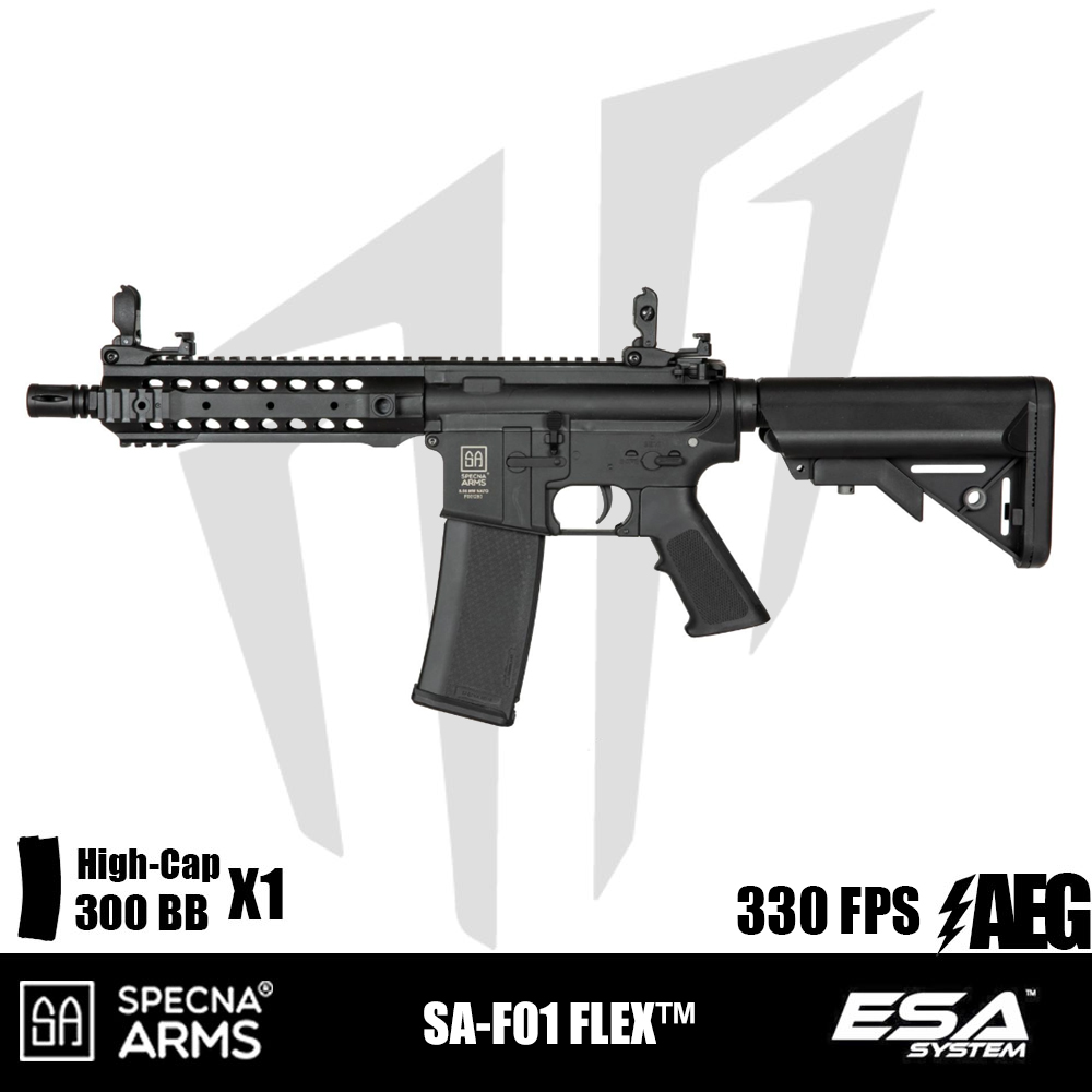 Specna Arms SA-F01 FLEX™ Airsoft Tüfeği – Siyah