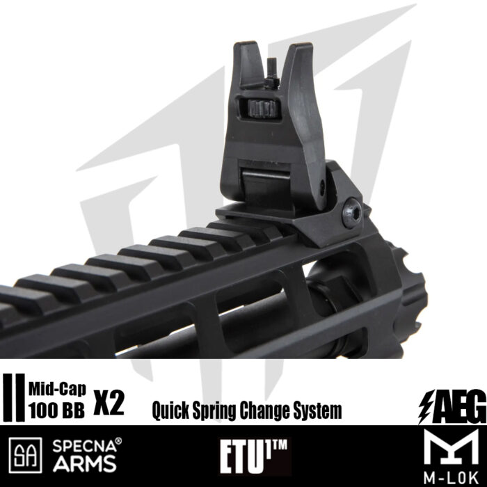 Specna Arms SA-X10 EDGE™ Airsoft Tüfeği – (30 rps) – Siyah