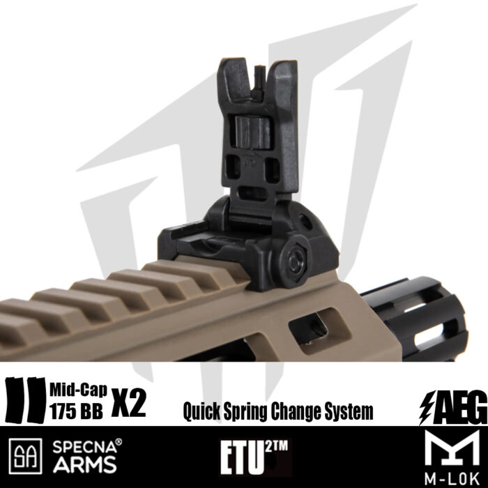 Specna Arms SA-F20 FLEX™ ETU2™ Airsoft Tüfeği – Tan