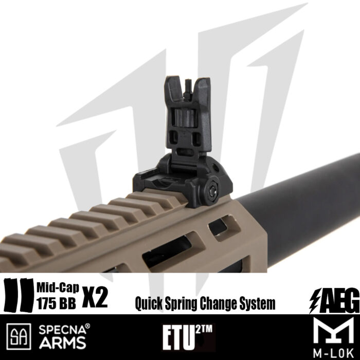 Specna Arms SA-F21 FLEX™ ETU2™ Airsoft Tüfeği – Tan