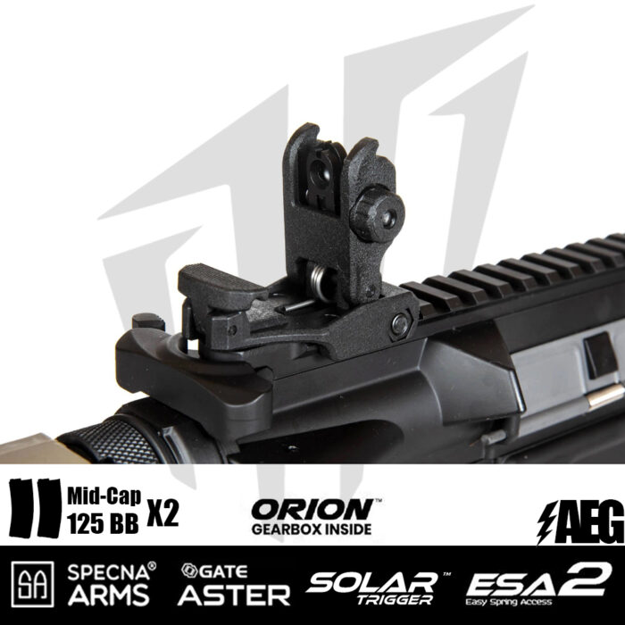 Specna Arms Daniel Defence® MK18 SA-E19 EDGE 2.0™GATE ASTER Airsoft Tüfeği – Chaos Bronz