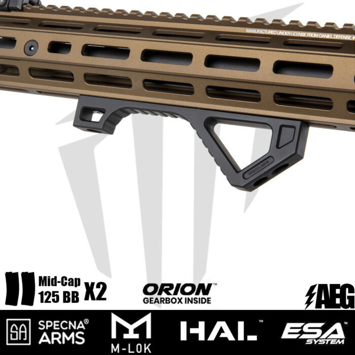 Specna Arms Daniel Defense® SA-E28 RIS III 14.5'' EDGE™ HAL ETU™ Airsoft Tüfeği - Chaos Bronz