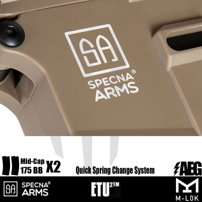 Specna Arms SA-F20 FLEX™ ETU2™ Airsoft Tüfeği – Tan