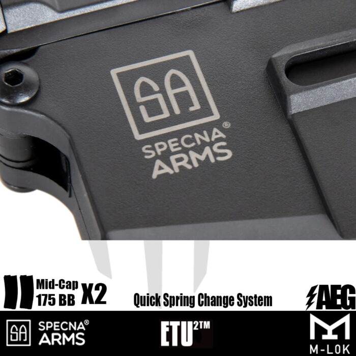 Specna Arms SA-F20 FLEX™ ETU2™ Airsoft Tüfeği – Siyah