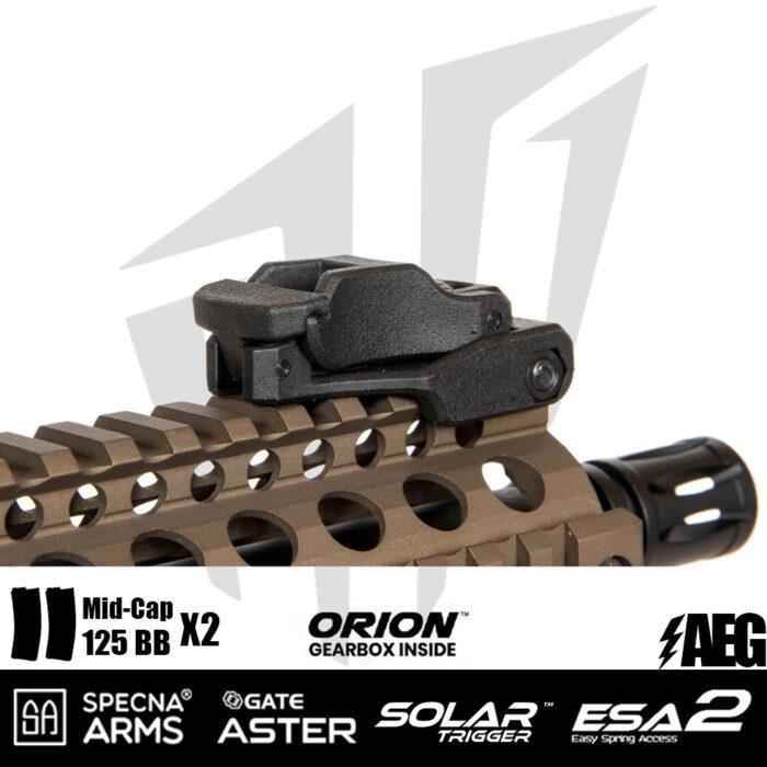 Specna Arms Daniel Defence® MK18 SA-E19 EDGE 2.0™GATE ASTER Airsoft Tüfeği – Chaos Bronz