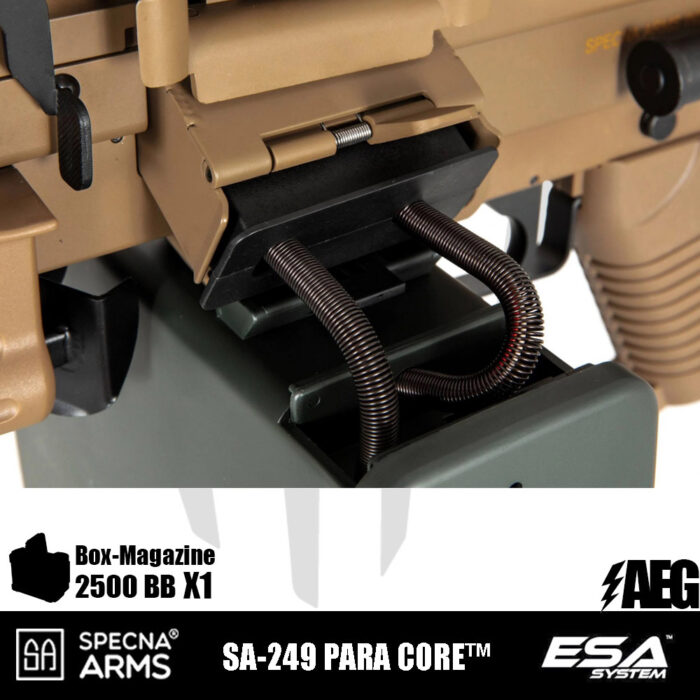 Specna Arms SA-249 PARA CORE™ LMG Airsoft Tüfeği - Tan