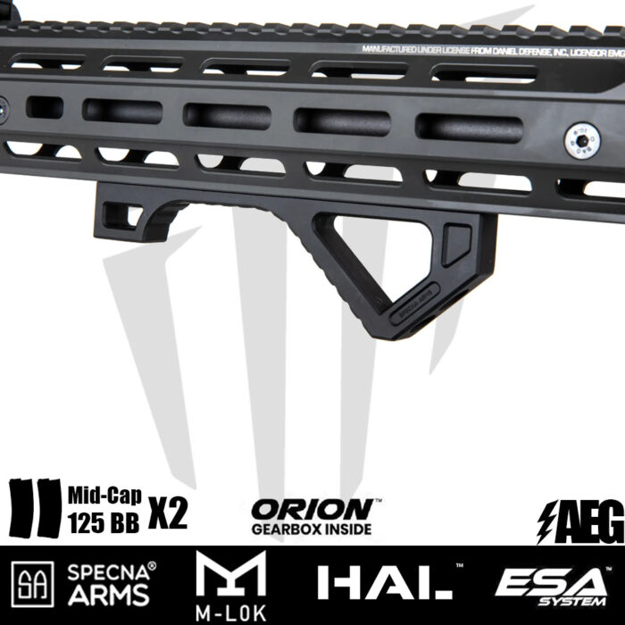 Specna Arms Daniel Defense® SA-E28 RIS III 14.5'' EDGE™ HAL ETU™ Airsoft Tüfeği - Yarım Gri