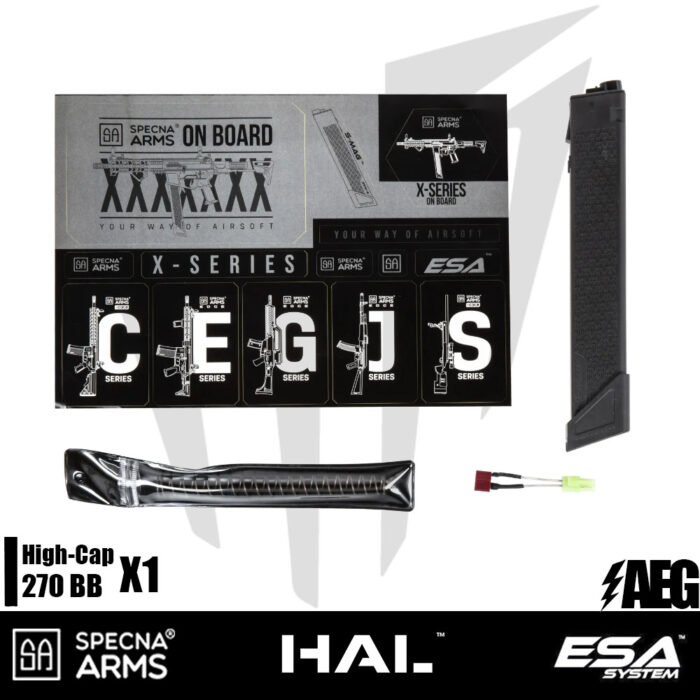 Specna Arms SA-FX02 FLEX™ HAL ETU™ Airsoft Tüfeği - Siyah