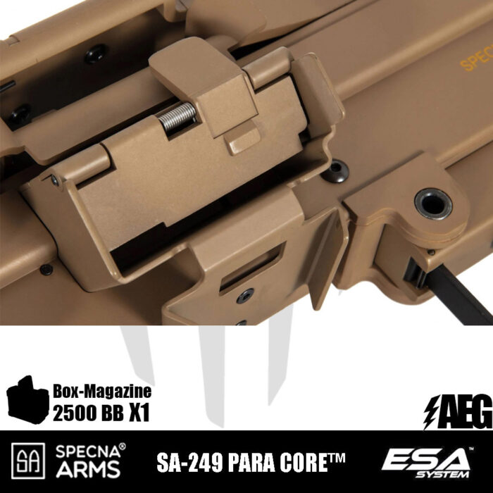 Specna Arms SA-249 PARA CORE™ LMG Airsoft Tüfeği - Tan