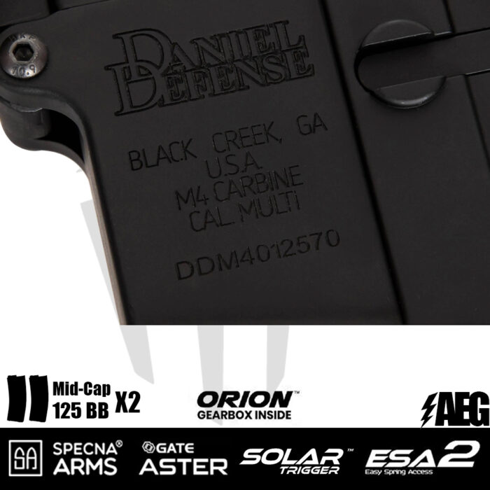 Specna Arms Daniel Defence® MK18 SA-E19 EDGE 2.0™GATE ASTER Airsoft Tüfeği – Chaos Bronz