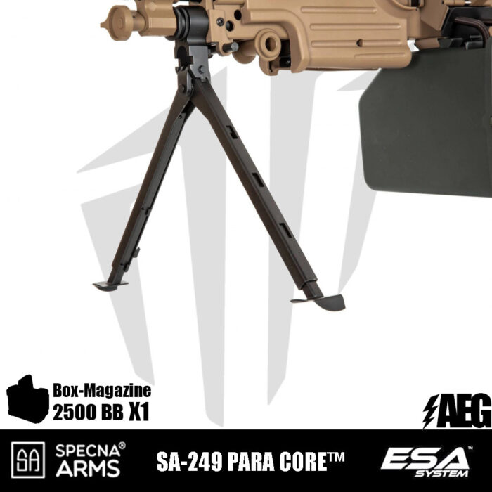 Specna Arms SA-249 PARA CORE™ LMG Airsoft Tüfeği - Tan