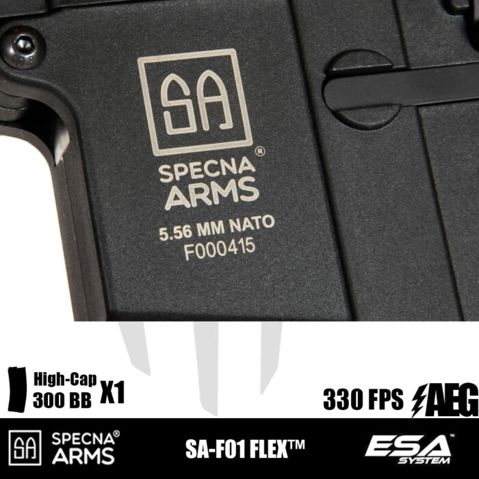 Specna Arms SA-F01 FLEX™ Airsoft Tüfeği – Siyah