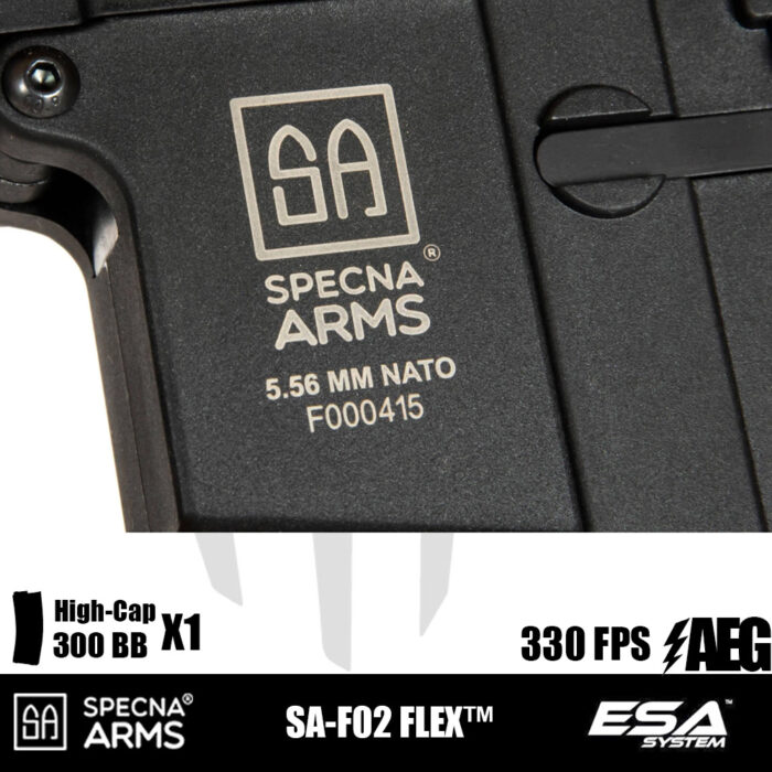 Specna Arms SA-F02 FLEX Airsoft Tüfeği – Siyah