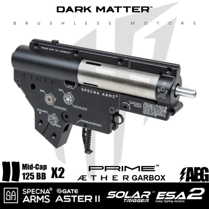 Specna Arms Daniel Defense® RIS III 12.5'' SA-P28 Prime™ Aster II ETU Fırçasız Motor Airsoft tüfeği - Chaos Bronz