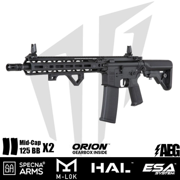 Specna Arms Daniel Defense® SA-E28 RIS III 14.5'' EDGE™ HAL ETU™ Airsoft Tüfeği - Siyah