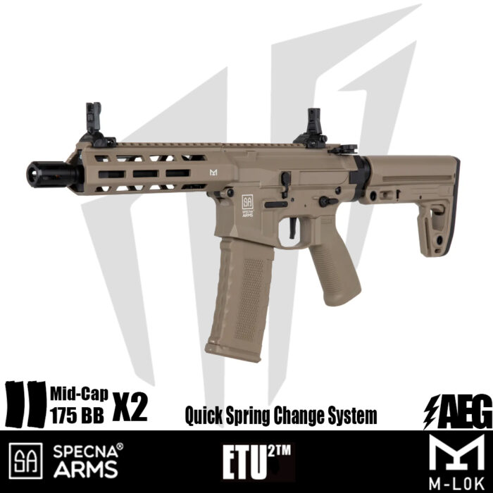 Specna Arms SA-F20 FLEX™ ETU2™ Airsoft Tüfeği – Tan