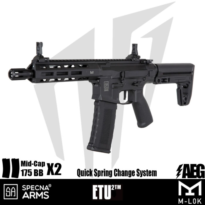 Specna Arms SA-F20 FLEX™ ETU2™ Airsoft Tüfeği – Siyah