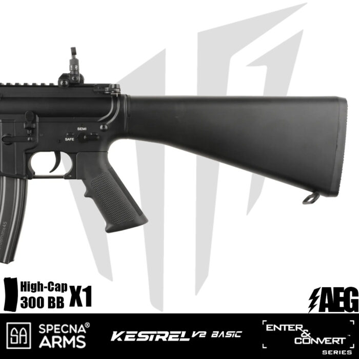 Specna Arms SA-B16 ONE™ SAEC™ Kestrel™ ETU™ Airsoft Tüfeği - Siyah