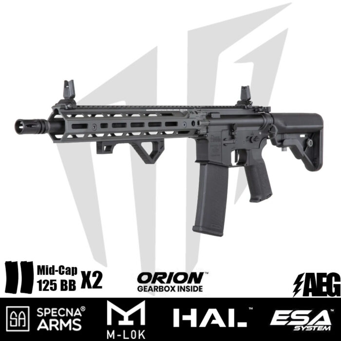 Specna Arms Daniel Defense® SA-E28 RIS III 14.5'' EDGE™ HAL ETU™ Airsoft Tüfeği - Yarım Gri