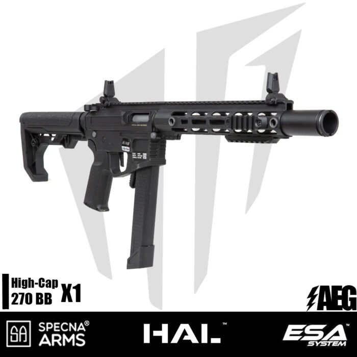 Specna Arms SA-FX02 FLEX™ HAL ETU™ Airsoft Tüfeği - Siyah