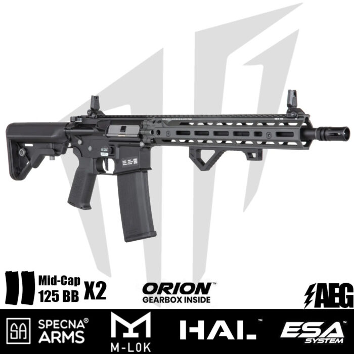 Specna Arms Daniel Defense® SA-E28 RIS III 14.5'' EDGE™ HAL ETU™ Airsoft Tüfeği - Yarım Gri