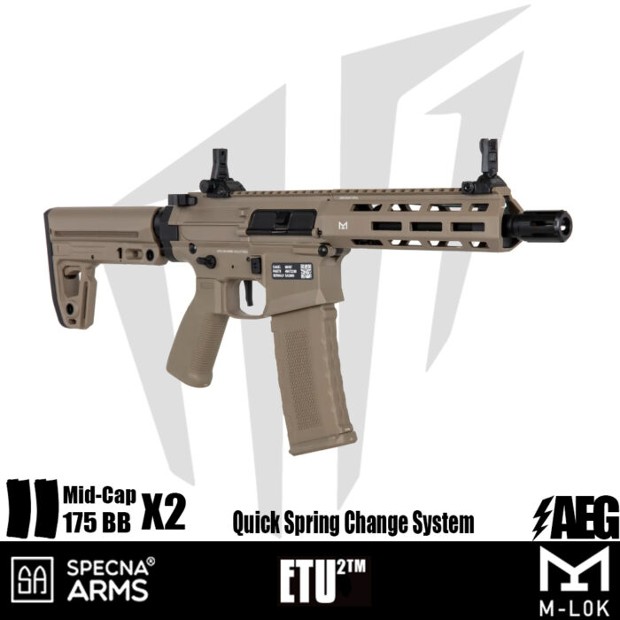 Specna Arms SA-F20 FLEX™ ETU2™ Airsoft Tüfeği – Tan