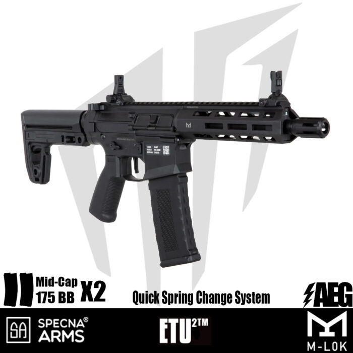 Specna Arms SA-F20 FLEX™ ETU2™ Airsoft Tüfeği – Siyah