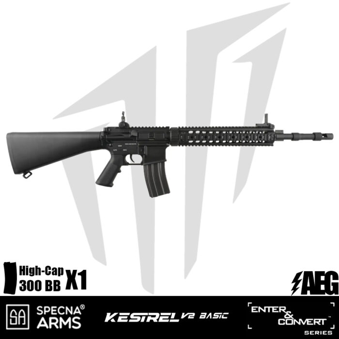 Specna Arms SA-B16 ONE™ SAEC™ Kestrel™ ETU™ Airsoft Tüfeği - Siyah