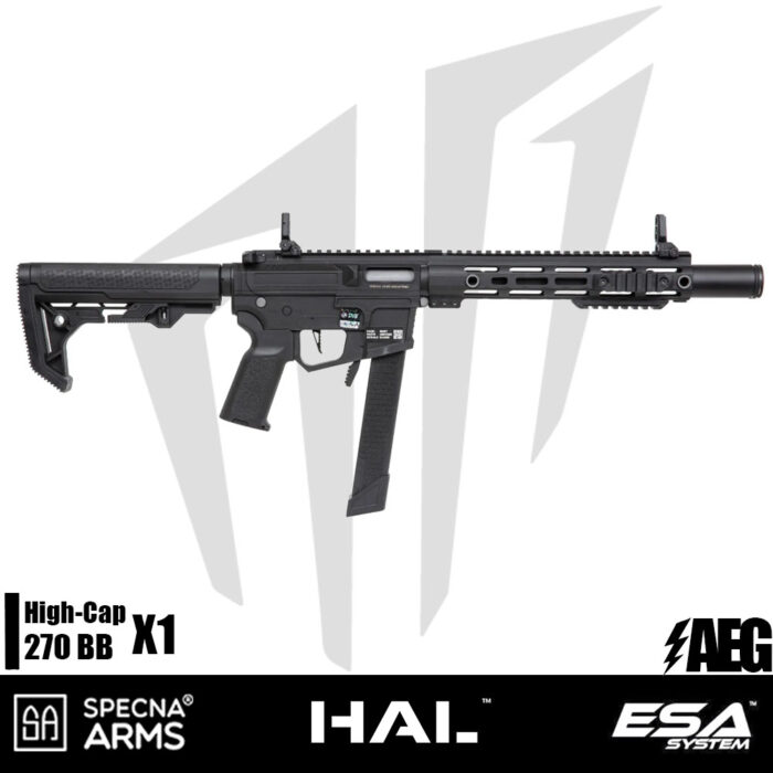 Specna Arms SA-FX02 FLEX™ HAL ETU™ Airsoft Tüfeği - Siyah