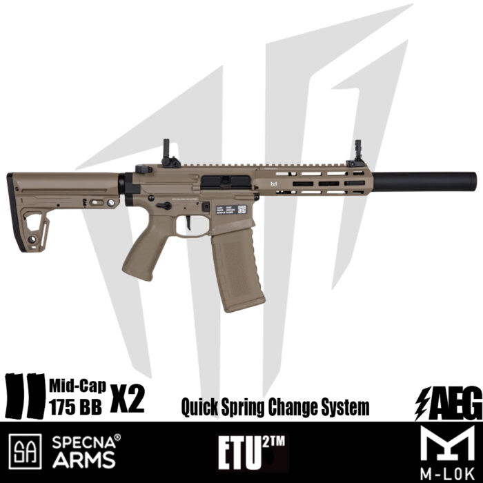 Specna Arms SA-F21 FLEX™ ETU2™ Airsoft Tüfeği – Tan