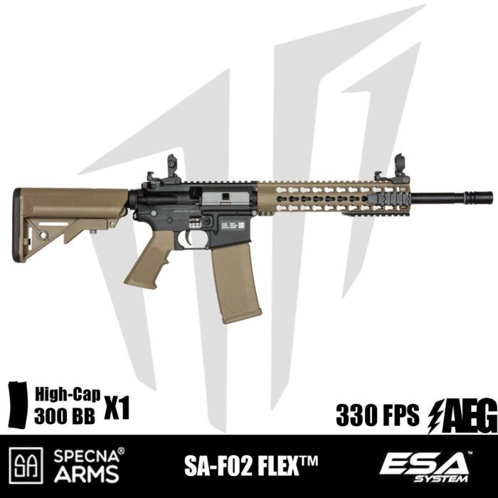 Specna Arms SA-F02 FLEX Airsoft Tüfeği – Yarım Tan