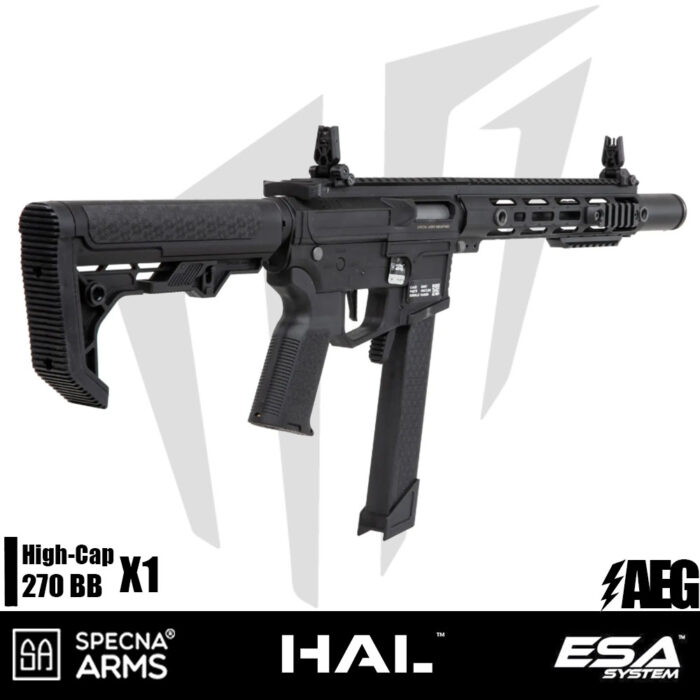 Specna Arms SA-FX02 FLEX™ HAL ETU™ Airsoft Tüfeği - Siyah