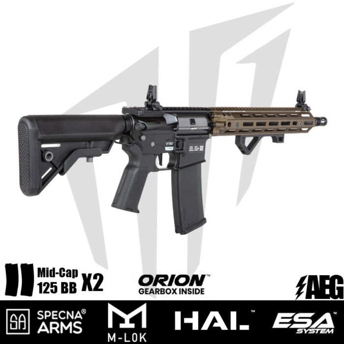 Specna Arms Daniel Defense® SA-E28 RIS III 14.5'' EDGE™ HAL ETU™ Airsoft Tüfeği - Chaos Bronz