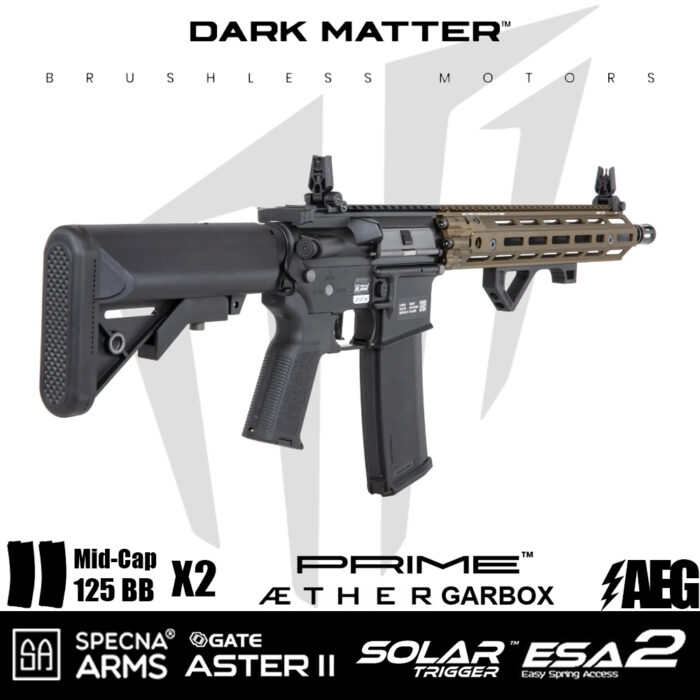 Specna Arms Daniel Defense® RIS III 12.5'' SA-P28 Prime™ Aster II ETU Fırçasız Motor Airsoft tüfeği - Chaos Bronz