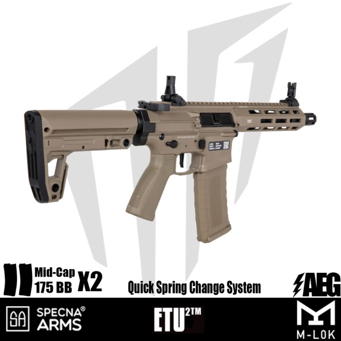 Specna Arms SA-F20 FLEX™ ETU2™ Airsoft Tüfeği – Tan