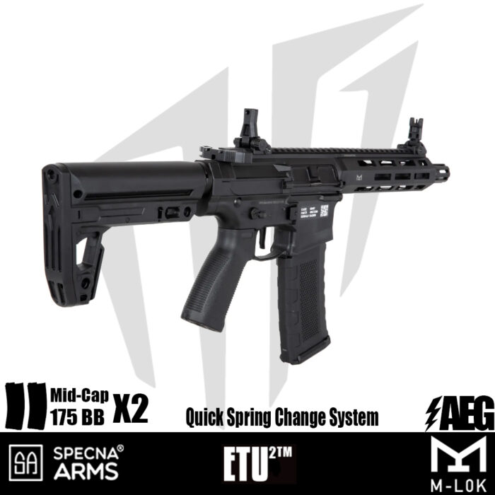 Specna Arms SA-F20 FLEX™ ETU2™ Airsoft Tüfeği – Siyah