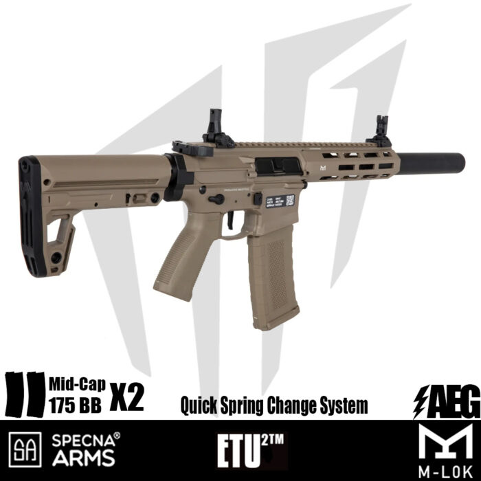 Specna Arms SA-F21 FLEX™ ETU2™ Airsoft Tüfeği – Tan