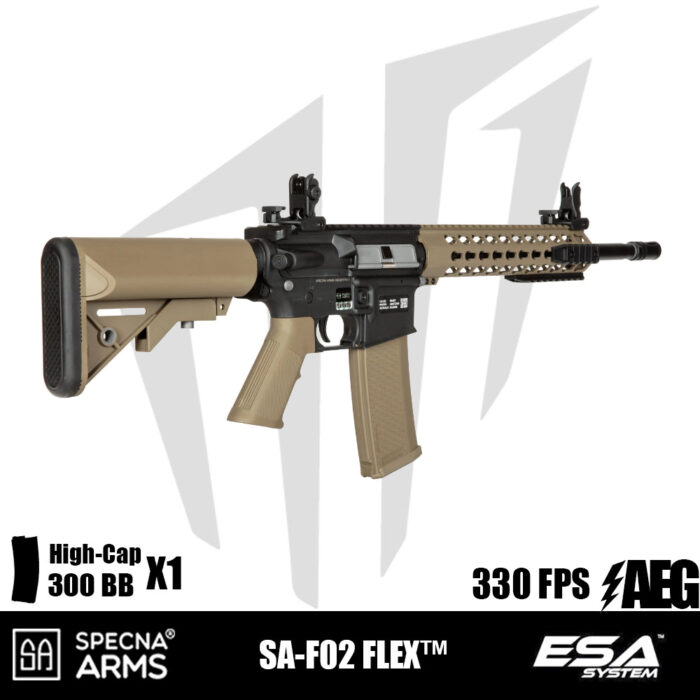 Specna Arms SA-F02 FLEX Airsoft Tüfeği – Yarım Tan