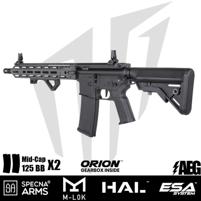 Specna Arms Daniel Defense® SA-E28 RIS III 14.5'' EDGE™ HAL ETU™ Airsoft Tüfeği - Yarım Gri