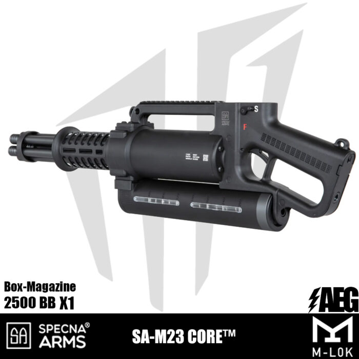 Specna Arms SA-M23 CORE™ Airsoft Tüfeği - (36rps) - Siyah