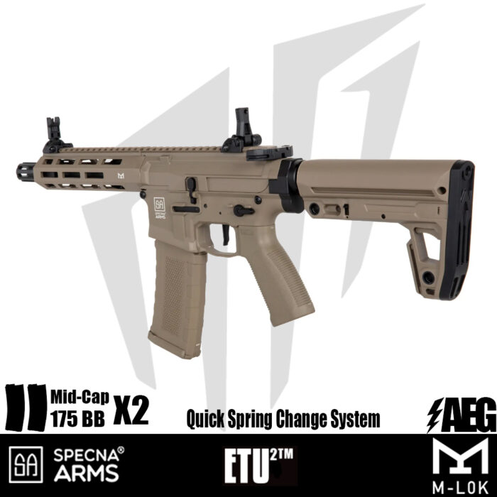 Specna Arms SA-F20 FLEX™ ETU2™ Airsoft Tüfeği – Tan