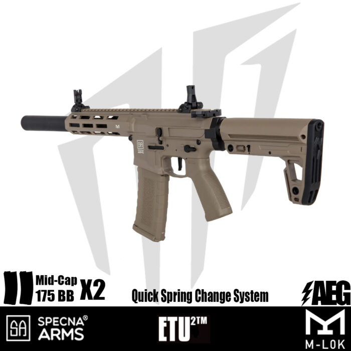 Specna Arms SA-F21 FLEX™ ETU2™ Airsoft Tüfeği – Tan