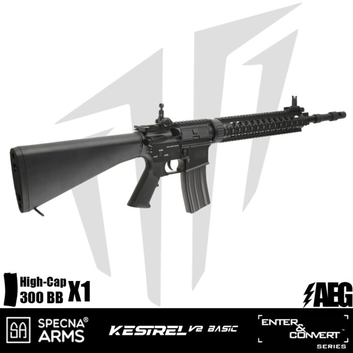 Specna Arms SA-B16 ONE™ SAEC™ Kestrel™ ETU™ Airsoft Tüfeği - Siyah