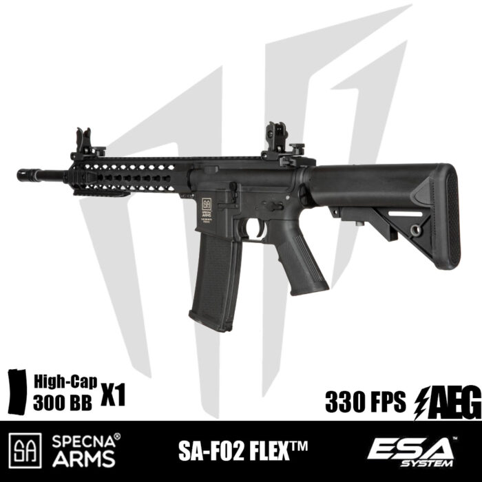 Specna Arms SA-F02 FLEX Airsoft Tüfeği – Siyah