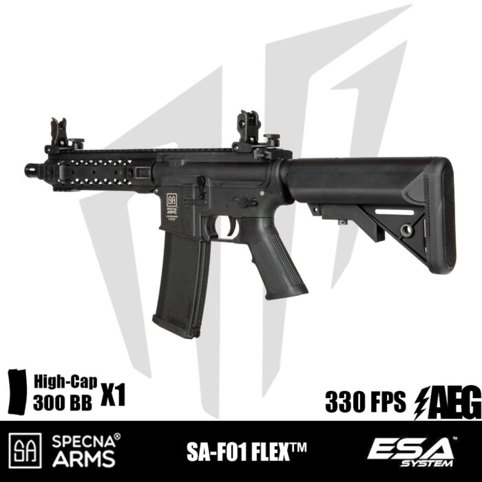 Specna Arms SA-F01 FLEX™ Airsoft Tüfeği – Siyah