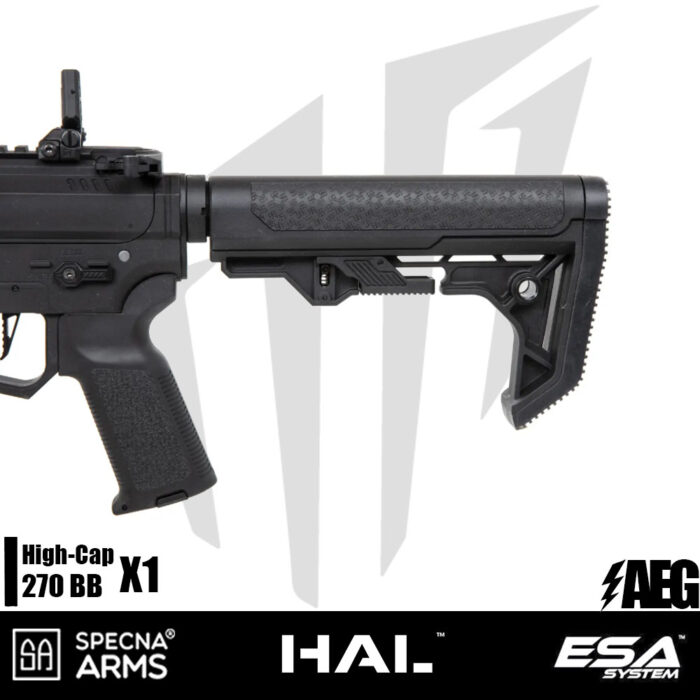 Specna Arms SA-FX02 FLEX™ HAL ETU™ Airsoft Tüfeği - Siyah