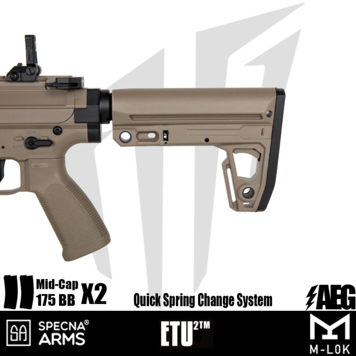 Specna Arms SA-F20 FLEX™ ETU2™ Airsoft Tüfeği – Tan