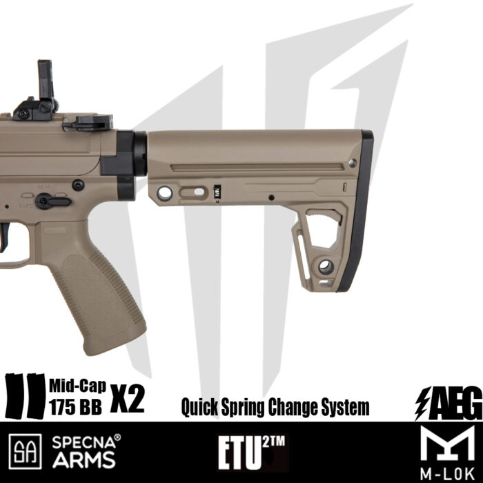 Specna Arms SA-F21 FLEX™ ETU2™ Airsoft Tüfeği – Tan