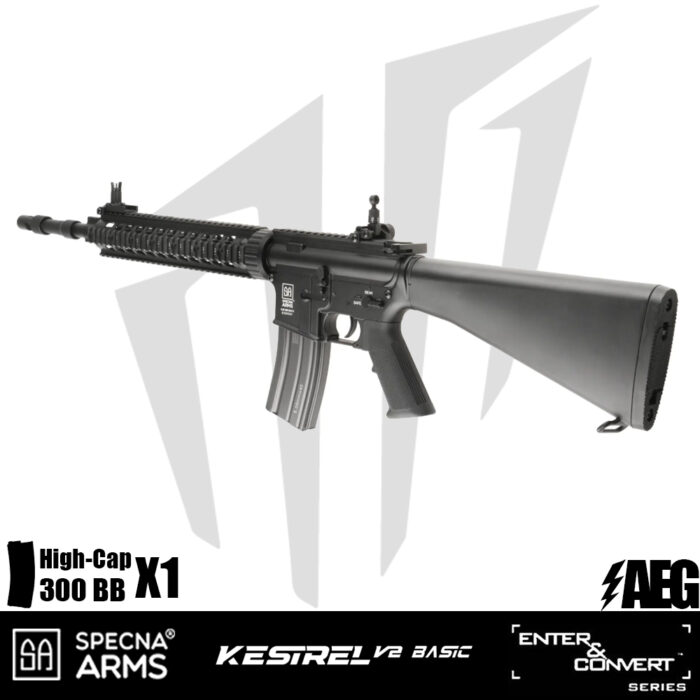 Specna Arms SA-B16 ONE™ SAEC™ Kestrel™ ETU™ Airsoft Tüfeği - Siyah