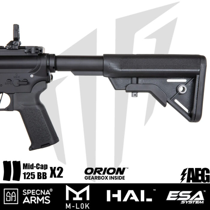 Specna Arms Daniel Defense® SA-E28 RIS III 14.5'' EDGE™ HAL ETU™ Airsoft Tüfeği - Yarım Gri